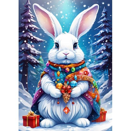 Puzzle Bluebird Lapin d'hiver de 500 pièces