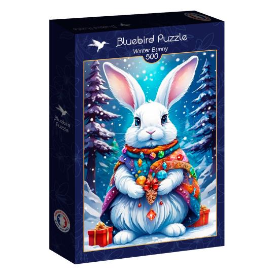 Puzzle Bluebird Lapin d'hiver de 500 pièces