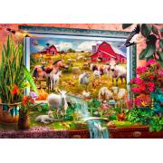Puzzle Bluebird Magic Farm Image 1000 pièces
