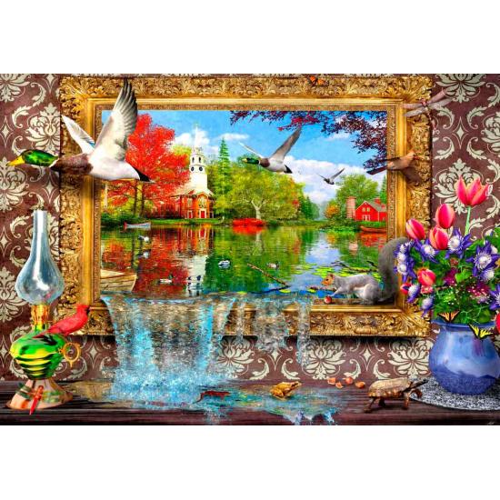 Puzzle Bluebird Image de la vie 1500 pièces