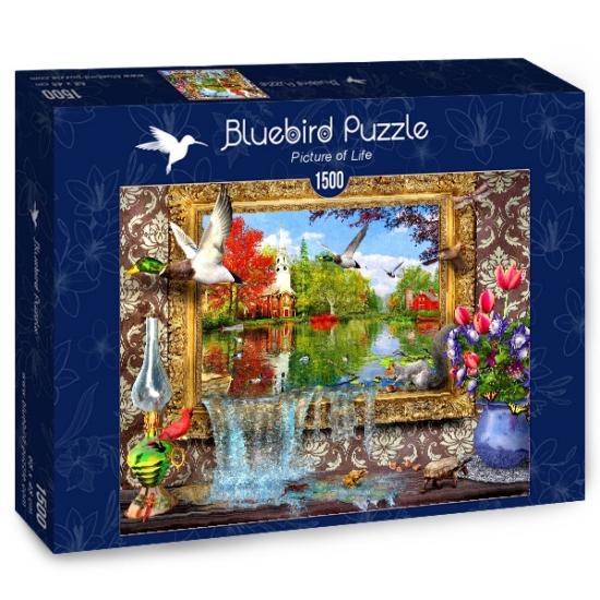 Puzzle Bluebird Image de la vie 1500 pièces