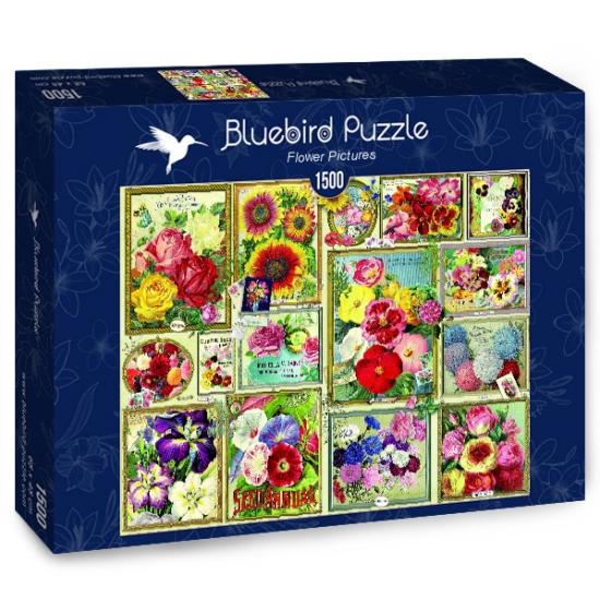 Bluebird Puzzle Flower Pictures 1500 pièces