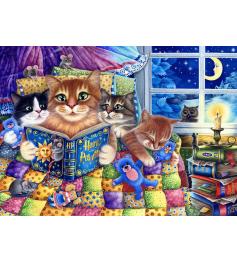 Puzzle Bluebird Histoires Du Soir Pour Chatons XXL 300 pièces
