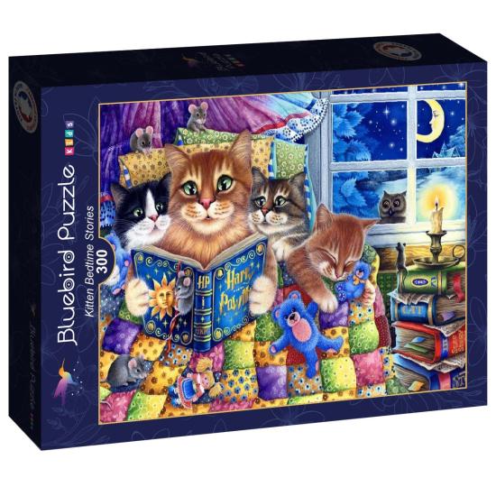 Puzzle Bluebird Histoires Du Soir Pour Chatons XXL 300 pièces