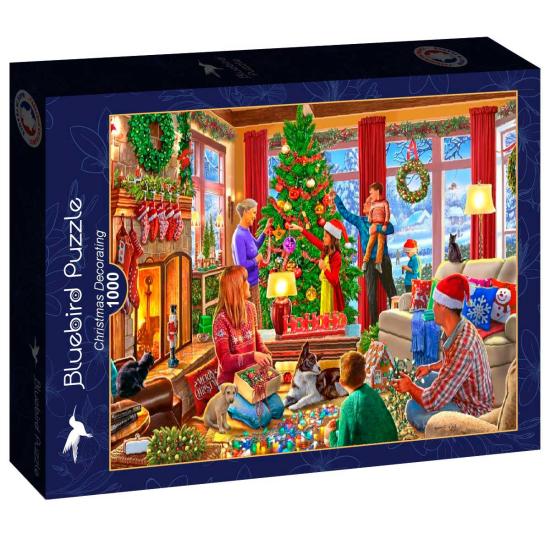Puzzle Bluebird Décoration de Noël 1000 pièces