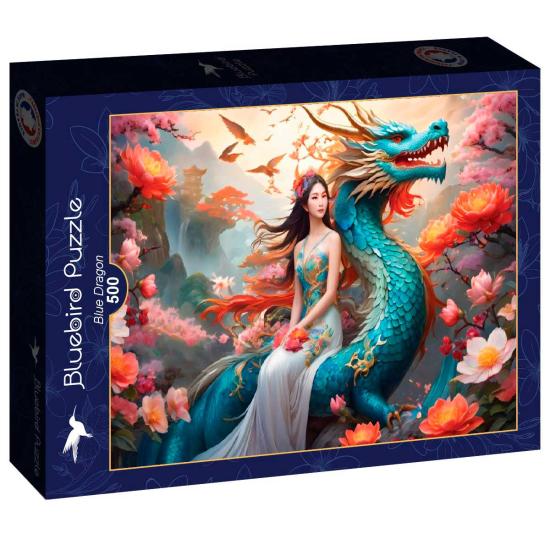 Puzzle Bluebird Dragon Bleu de 500 pièces Puzzle Bluebird Dragon Bleu de 500 pièces