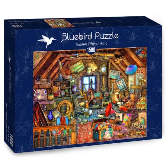 Puzzle d'objets cachés Bluebird The Attic 1500 pièces