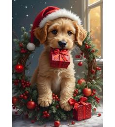 Puzzle Bluebird Le Chiot Du Père Noël XXL 300 pièces