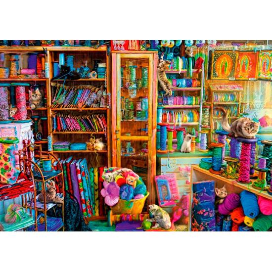 Puzzle Bluebird Le paradis des chats 1000 pièces