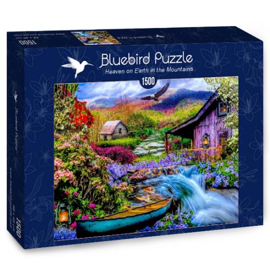 Puzzle Bluebird Ciel et Terre de la Montagne de 1500 Pièces