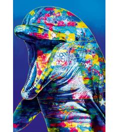 Puzzle Bluebird Le Dauphin Coloré 1000 pièces