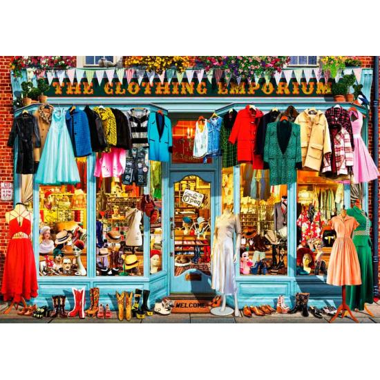 Puzzle Bluebird The Clothing Emporium 1000 pièces Puzzle Bluebird The Clothing Emporium 1000 pièces