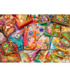 Puzzle Bluebird Le bureau du Junk Journaler 1000 pièces