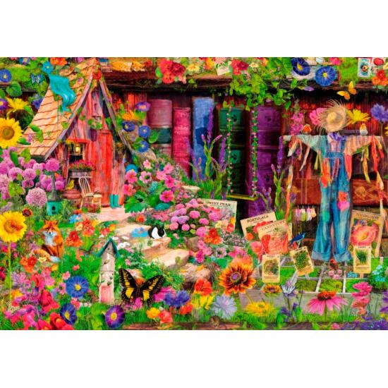 Puzzle Bluebird Le jardin de l'épouvantail 1000 pièces Puzzle Bluebird Le jardin de l'épouvantail 1000 pièces