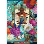 Puzzle Bluebird Le jardin Asiatique 2000 pièces