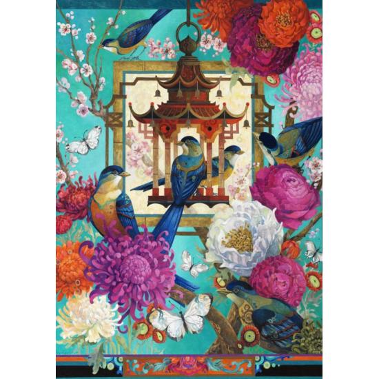 Puzzle Bluebird Le jardin Asiatique 2000 pièces
