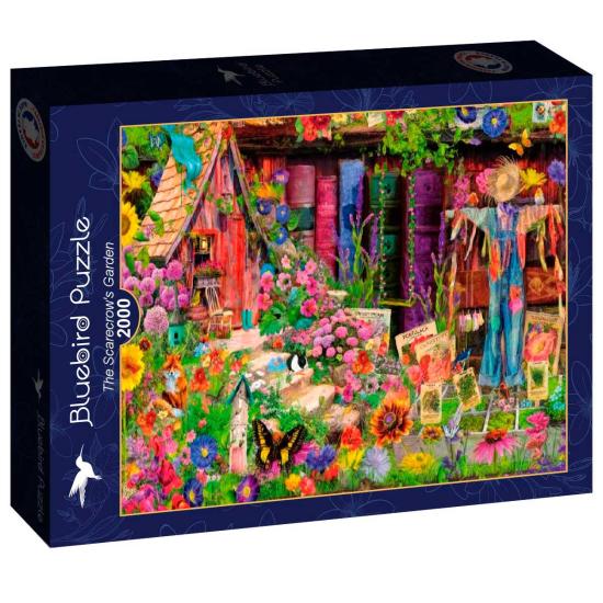 Puzzle Bluebird Le jardin de l'épouvantail de 2000 pièces