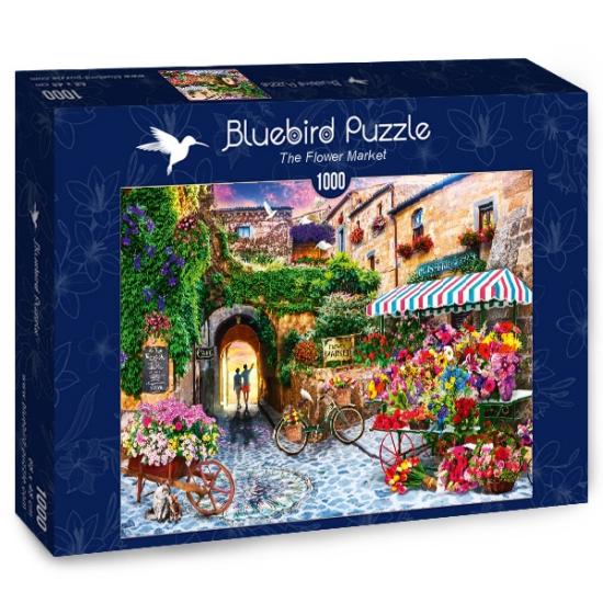 Puzzle Bluebird Le Marché aux Fleurs 1000 pièces