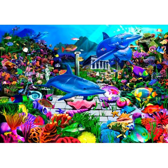 Puzzle Bluebird Le monde sous-marin perdu 1000 pièces