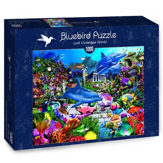 Puzzle Bluebird Le monde sous-marin perdu 1000 pièces