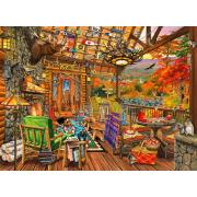 Bluebird Le porche en automne Puzzle 3000 pièces