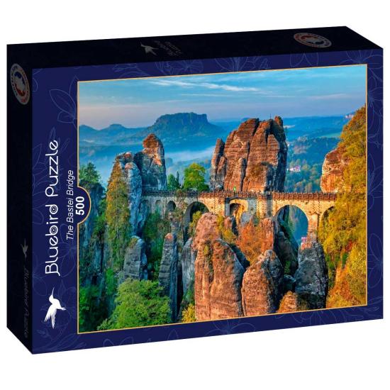 Puzzle Bluebird Le pont de la Bastei de 500 pièces