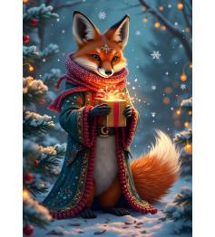 Puzzle Bluebird Le Cadeau De Noël Du Renard XXL 300 pièces
