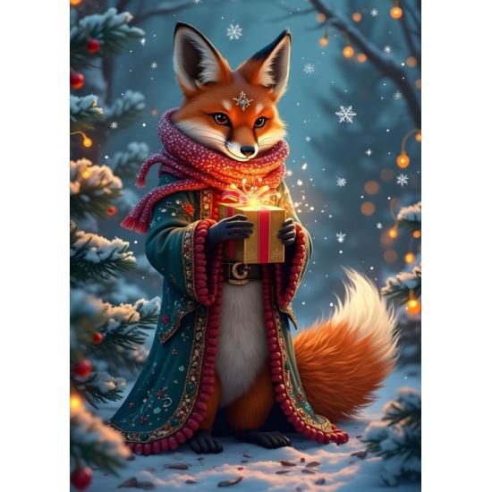 Puzzle Bluebird Le Cadeau De Noël Du Renard XXL 300 pièces