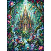 Puzzle Bluebird Le Sanctuaire Des Tigres 500 pièces