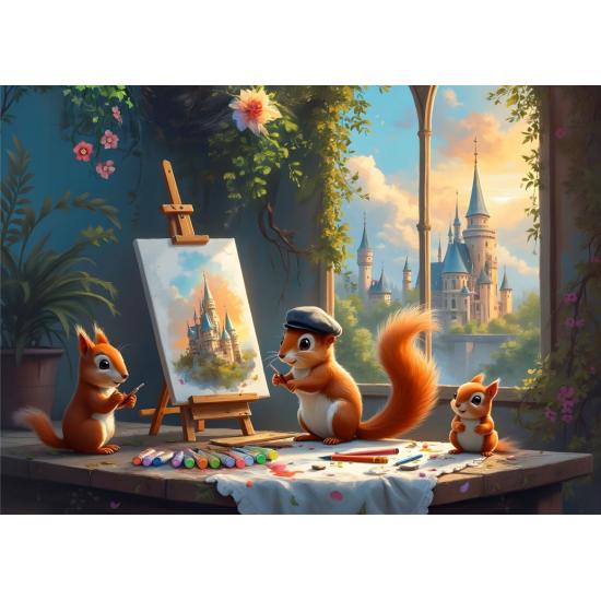 Puzzle Bluebird L'Atelier Des Écureuils 500 pièces