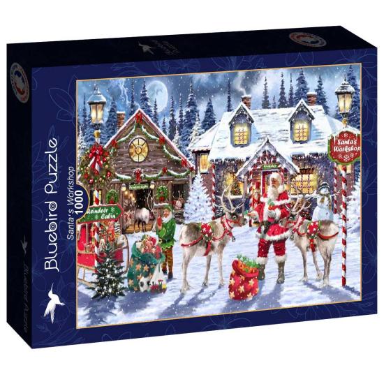 Puzzle Bluebird L'atelier du Père Noël de 1000 pièces Puzzle Bluebird L'atelier du Père Noël de 1000 pièces