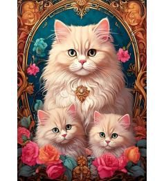 Puzzle Bluebird Le Trio De Chats XXL 300 pièces