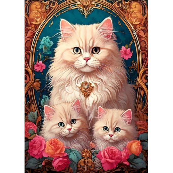 Puzzle Bluebird Le Trio De Chats XXL 300 pièces