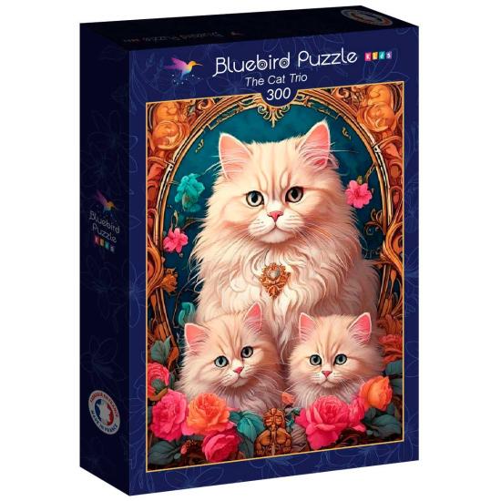 Puzzle Bluebird Le Trio De Chats XXL 300 pièces