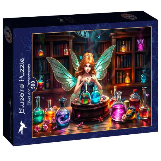 Puzzle Bluebird Élixirs Et Enchantements de 500 pièces