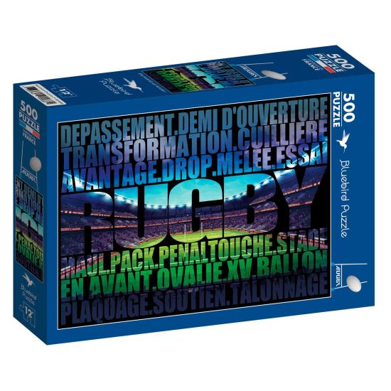 Puzzle Bluebird En Avat le Rugby de 500 pièces