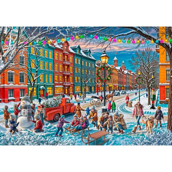 Puzzle Bluebird En Attendant Noël 1000 pièces