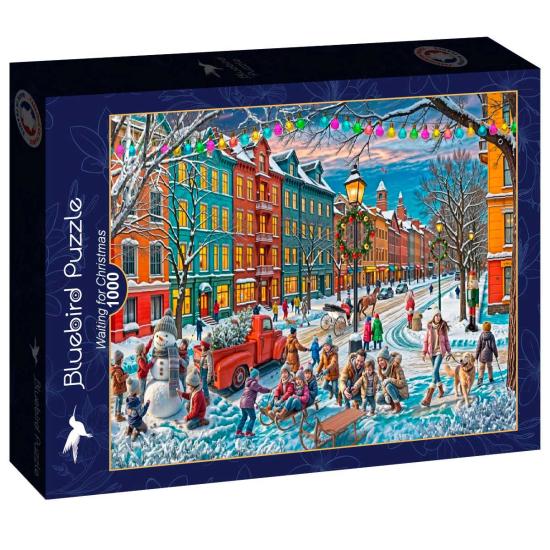 Puzzle Bluebird En Attendant Noël 1000 pièces