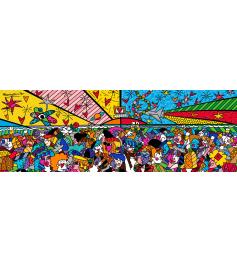 Puzzle Bluebird Ce Soir Sur La Plage Panorama 1000 pièces