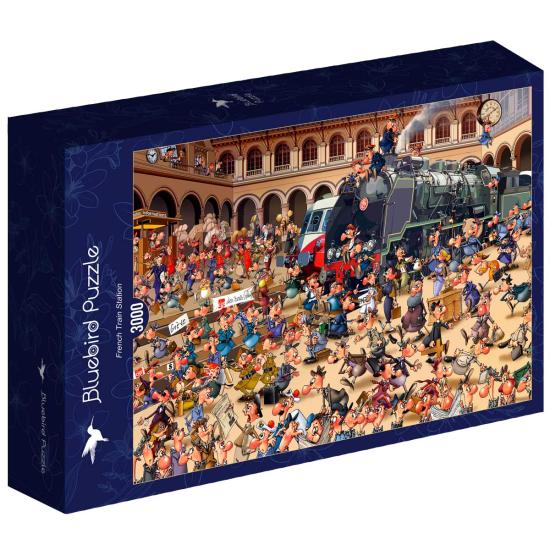 Puzzle Bluebird Gare Française 3000 Pièces