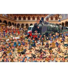 Puzzle Bluebird Gare Française 1000 pièces