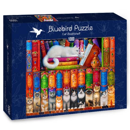 Puzzle Bluebird Cats Etagère 1000 pièces