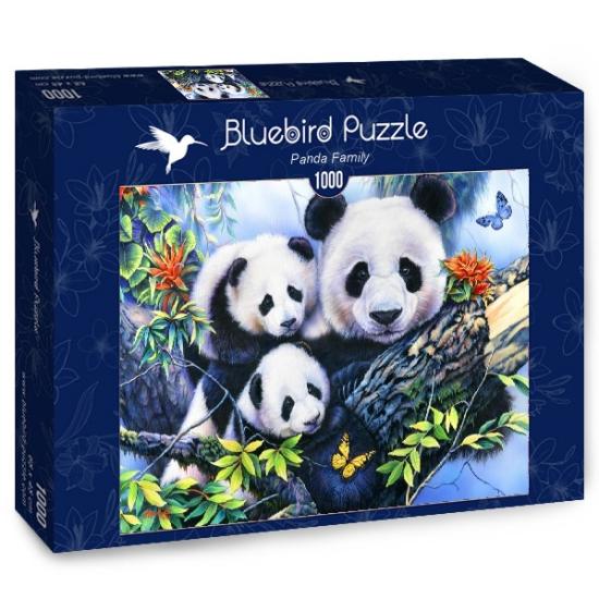 Puzzle de 1000 pièces de la famille Bluebird Panda