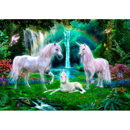 Bluebird Rainbow Unicorn Family Puzzle 1000 pièces