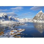 Puzzle Bluebird Fjord  Archipel des Lofoten 500 pièces