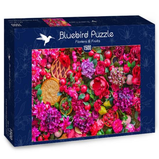 Puzzle Bluebird Fleurs et Fruits 1500 pièces