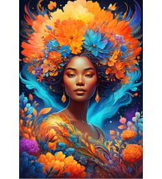 Puzzle Bluebird Flower Power 1000 pièces