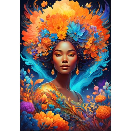 Puzzle Bluebird Flower Power 1000 pièces