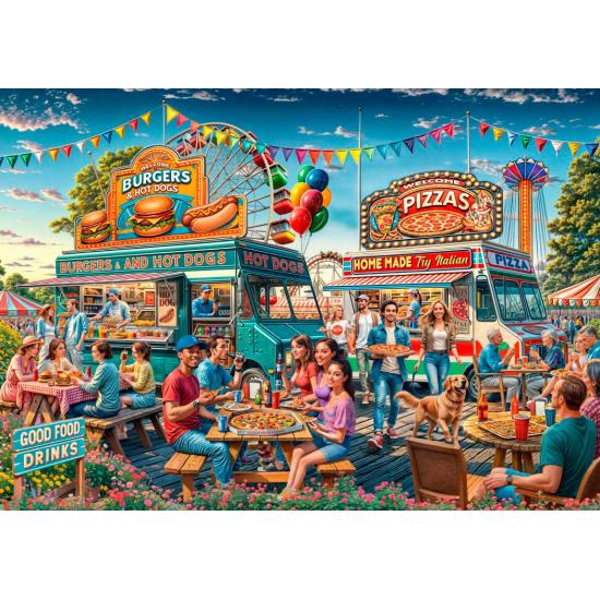 Puzzle Bluebird Food Trailers 2000 pièces