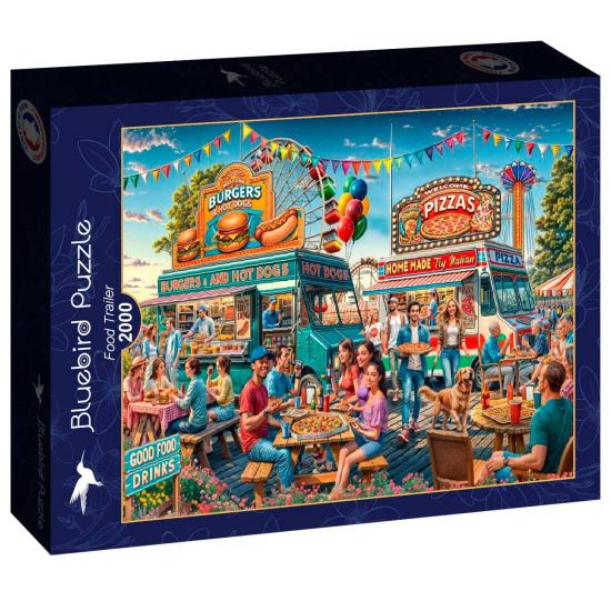Puzzle Bluebird Food Trailers 2000 pièces